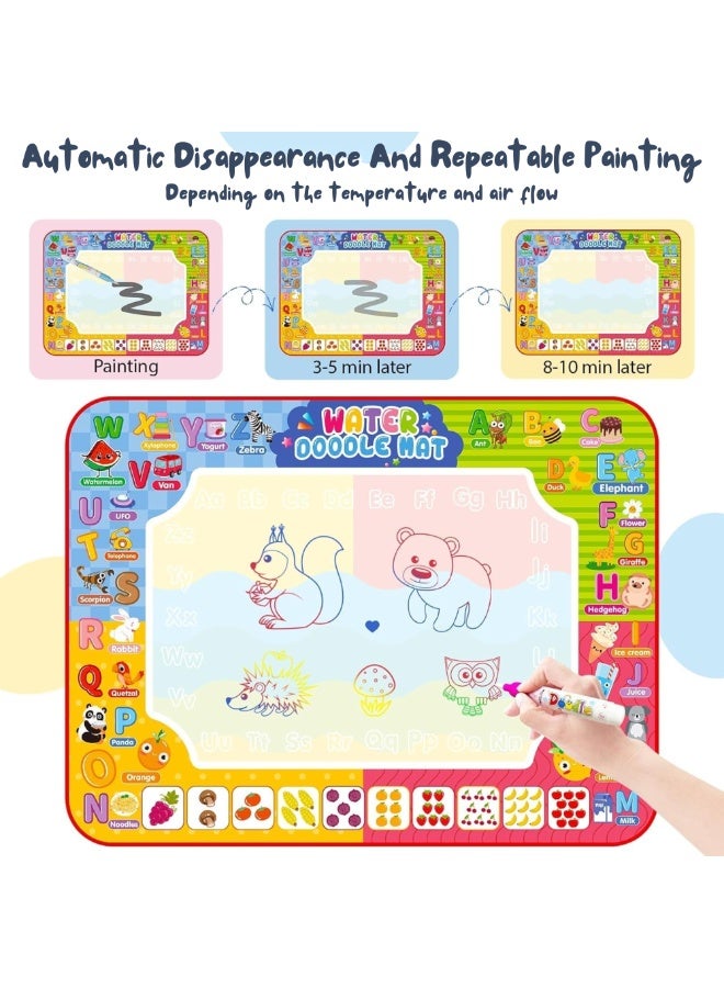 VIO Large Aqua Magic Water Doodle Mat 98×78 cm, Reusable Drawing & Coloring Mat for Kids - Image 5